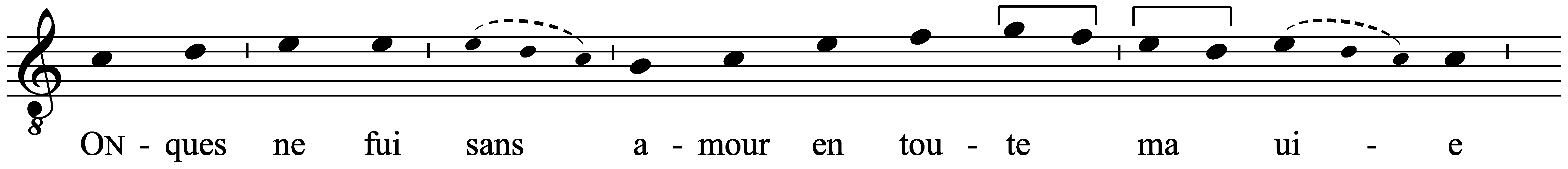 Work musical notation